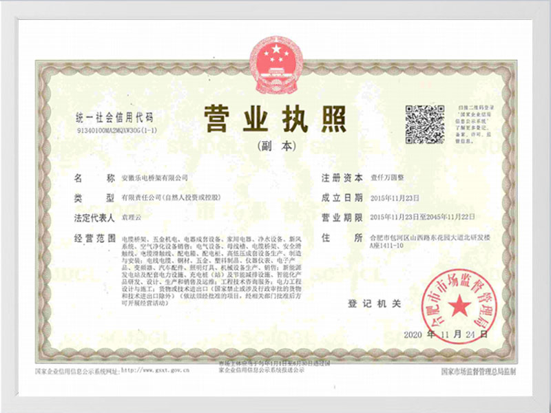 阜新营业执照